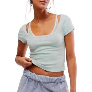 NWOT Free People End Game Tee